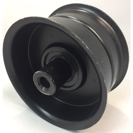 Terre Products Flat Idler Pulley - 3.25'' Flat Dia. - 3/8'' Bore - Steel 31325175A